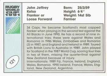1991 Regina Rugby World Cup #121 John Jeffrey Back